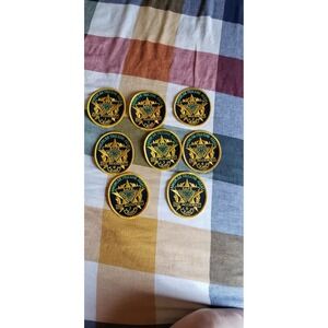 Lot of 8 American Trucking  ATA Safe Driving Award Patches 1-8 Years Vintage
